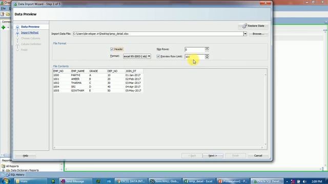HOW TO INSERT OR IMPORT EXCEL DATA INTO ORALCE DATABASE TABLE USING SQL DEVELOPER смотреть онлайн