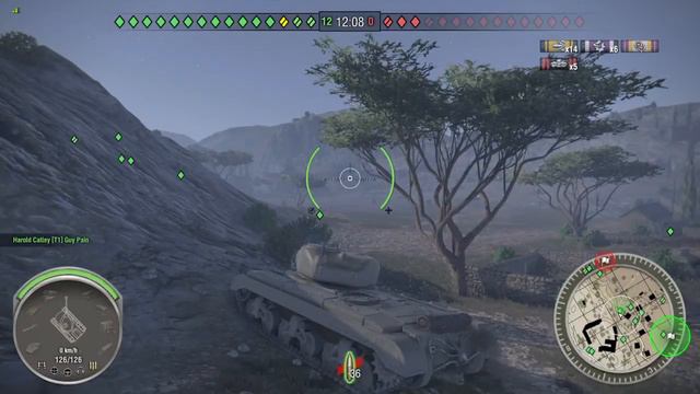 World of Tanks_на PS4 ( play station) интерфейс и графика. Бой с Ботами. смотреть онлайн