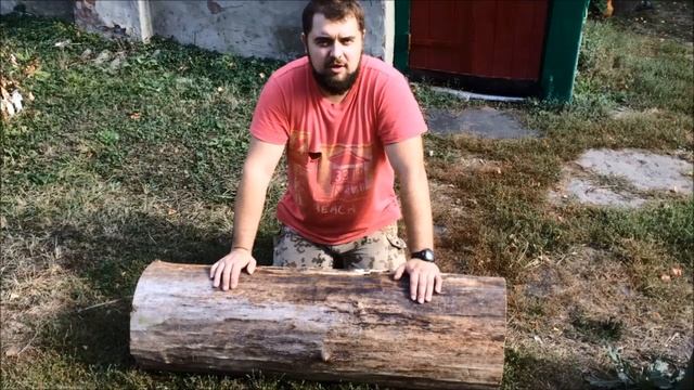 Как сделать турецкий улей. Найдем и располовиним бревно! Часть 1 смотреть онлайн