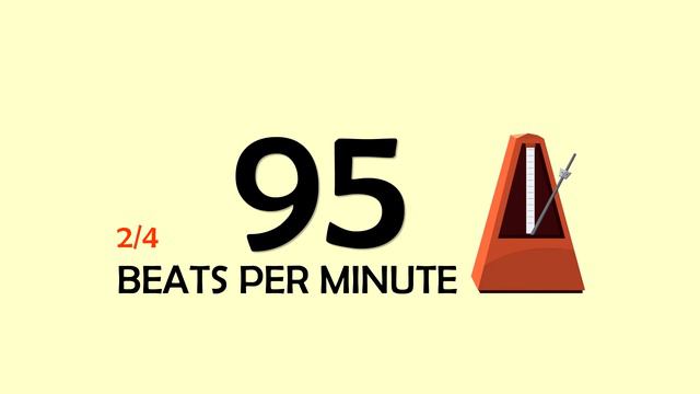 95 BPM 2/4 Metronome смотреть онлайн