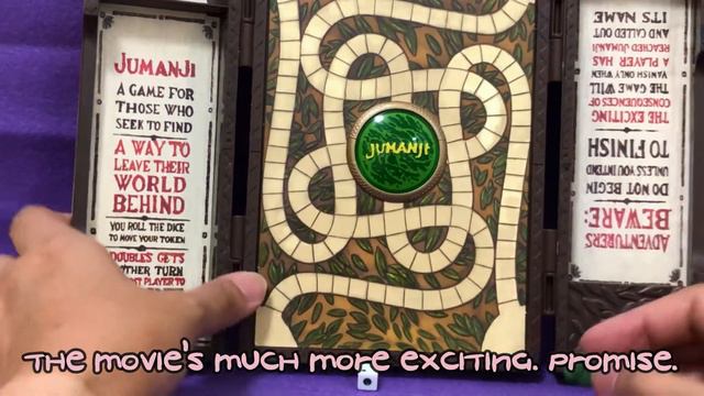 Jumanji Mini Game Board Unboxing