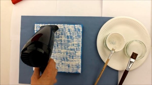 Decoupage canvas - diy wall art canvas - decoupage tutorial - Decoupage for beginners