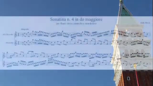A. Bova, Sonatina n. 4 per flauto e mandolino смотреть онлайн