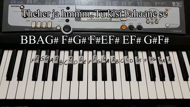 Theher Ja | October | Piano Tutorial With Notes смотреть онлайн