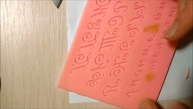 Использование молда "Алфавит" для изготовления букв из полимерной глины смотреть онлайн