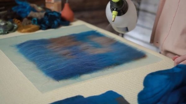 SHIROKOVA. Создание эффектного декора  - "Войлочная чешуя".