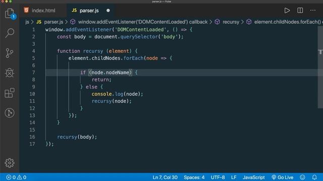 Пишем парсер на JavaScript | QA смотреть онлайн