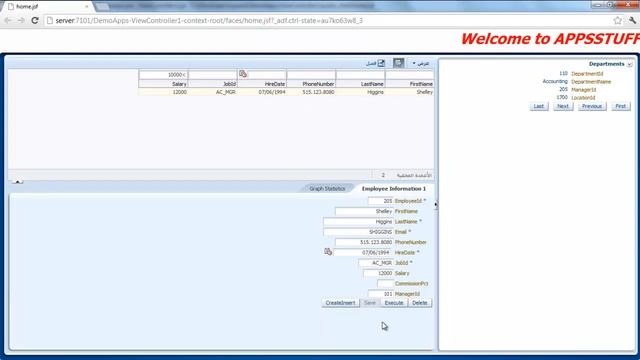 ADF-Oracle ADF Web Application DEMO смотреть онлайн