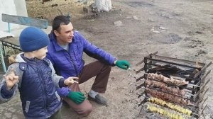 Вертикальный мангал своими руками