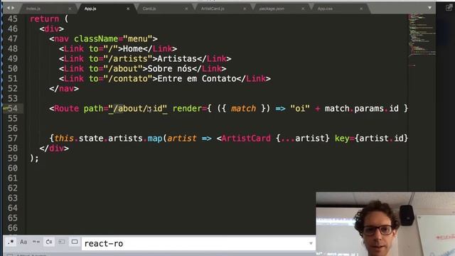 JavaScript: React Router смотреть онлайн