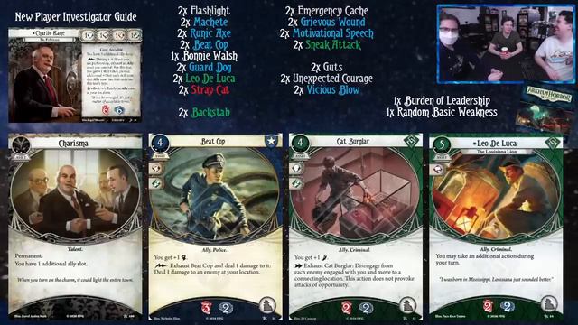 NEW PLAYER DECK FOR CHARLIE KANE | Arkham Horror: The Card Game