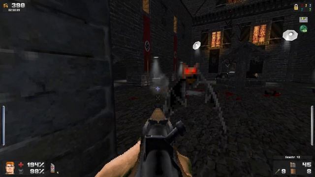 Wolfendoom: Blade of Agony - C3M6_B Castle Wolfenstein Pt.2 - All Secrets No Commentary смотреть онлайн