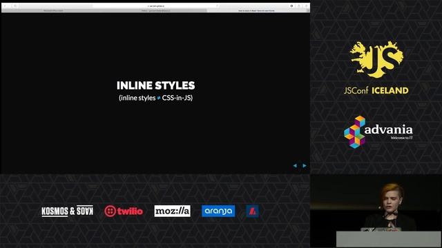 Sarrah Vesselov: How to style in React and not lose friends | JSConf Iceland 2018 смотреть онлайн