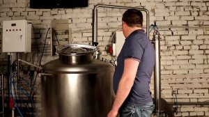 Перегон зерновой браги. 64 литра в час.