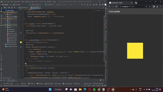 Color Picker widget in Flutter || Flutterverse #colorpicker #widget #flutter #dart смотреть онлайн