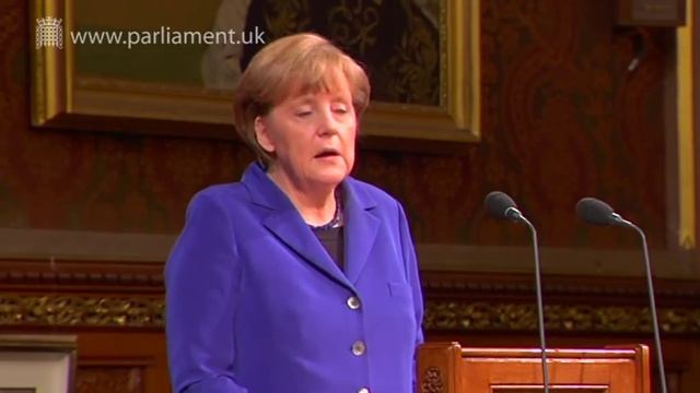 German Chancellor, Angela Merkel, Addresses Parliament