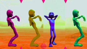 Dame tu cosita song/ funny alien dance with song/ green alien dance