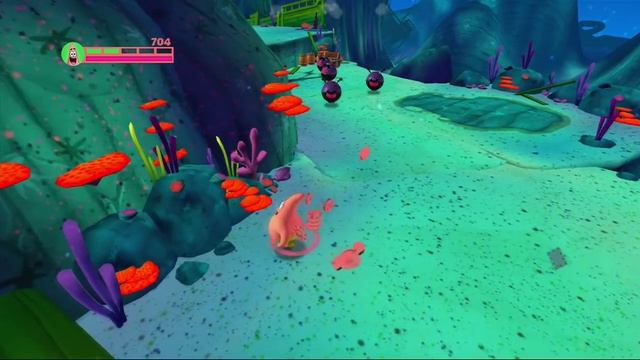SpongeBob SquarePants Plankton's Robotic Revenge Walkthrough - PART 2 - Getting Dumb w/ Patrick! смотреть онлайн