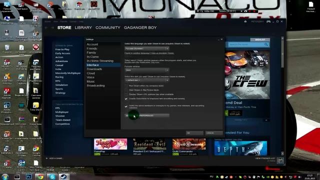 Как поставить Русский язык в Steam? смотреть онлайн