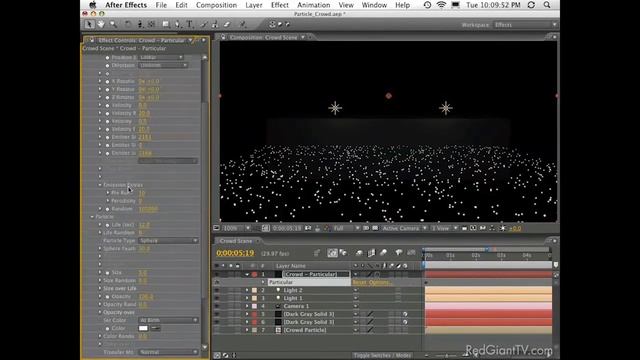 Classic Tutorial | Create a Crowd Scene with Trapcode Particular смотреть онлайн