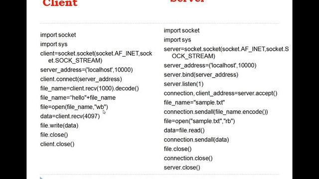 5. File Transfer using TCP sockets in python | Networks laboratory #tcp sockets,#filetransfer смотреть онлайн