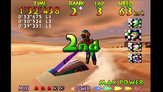 Wave Race 64 Full Gameplay Walkthrough (Longplay) смотреть онлайн