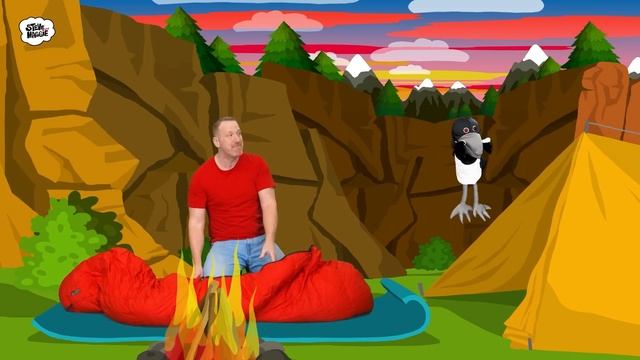 Camping with Bigfoot Story for Kids from Steve and Maggie | Wow English TV смотреть онлайн