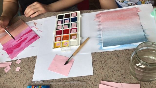 Рисуем картину 3 цветами смотреть онлайн