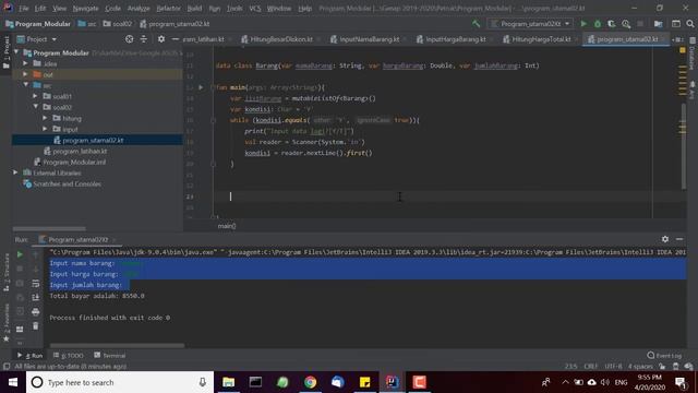 Pemrograman Modular Terstruktur dengan KOTLIN: List Data dan Data Class 4 смотреть онлайн