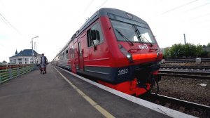 Электропоезд (ЭД9Э) Н.Новгород - Семёнов / Electric train (Russia)
