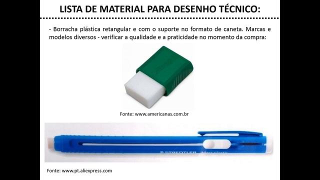 Lista geral de materiais para alunos ingressantes no curso. смотреть онлайн
