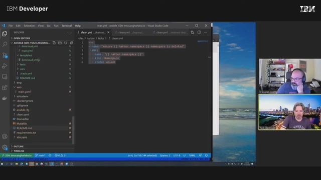 Using Ansible to create a Harbor instance on Kubernetes смотреть онлайн