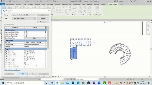 PART 25 (B)- SPIRAL STAIRCASE,CENTRE END SPIRAL AND MULTISTOREY STAIRS IN REVIT #stairsrevit смотреть онлайн