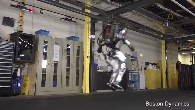 Паркур от Робота | Больше Сальто от Робота Атласа смотреть онлайн