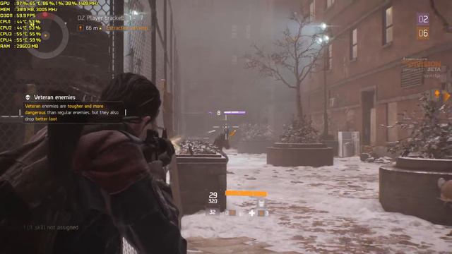 Tom Clancy’s The Division Beta | GTX 970 4GB OC | 1080p High settings | Frame Rate Test | Part 2 | смотреть онлайн