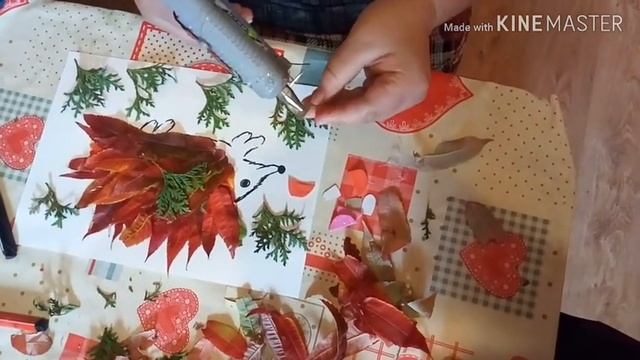 ЕЖИК ИЗ ЛИСТЬЕВ! ПОДЕЛКИ НА ТЕМУ ОСЕНЬ! ДАРЫ ОСЕНИ! СУПЕР ПОДЕЛКА! смотреть онлайн