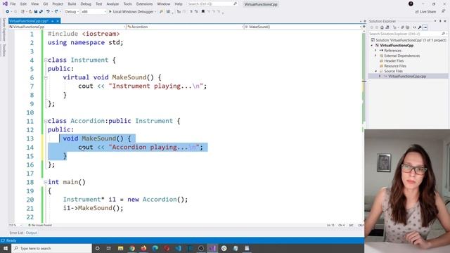 Relationship between Virtual Functions, Pure Virtual Functions and Abstract Classes in OOP explaine смотреть онлайн