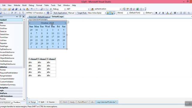 using calendar control display records from database where date matches in ASP .Net using C# смотреть онлайн