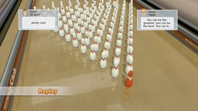 Wii Sports Club Bowling - 100-Pin Game - 3000 points смотреть онлайн