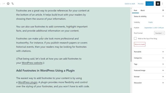 How to Add Footnotes in Your WordPress Blog Posts (Step by Step) смотреть онлайн