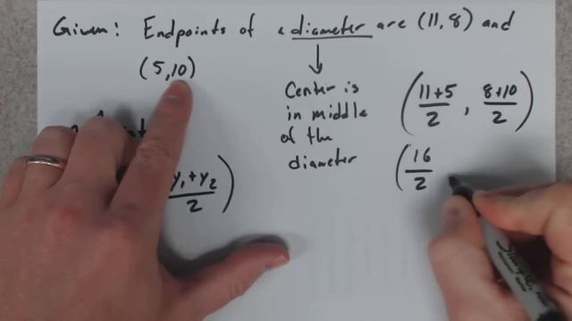 Given the endpoints of the diameter of a circle, find its equation. смотреть онлайн