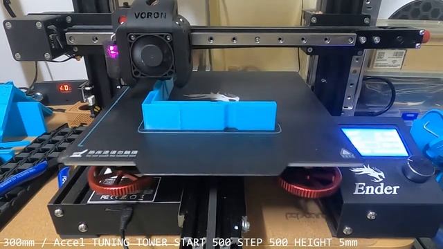 Ender3 Pro Klipper Ringing Tower 300mm/start Accel 500mm