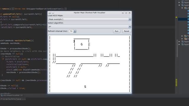Shortest path algorithm visualization with Hipster for Java смотреть онлайн