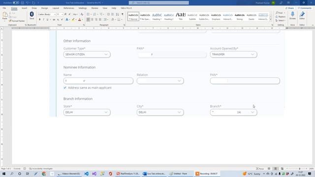 Hindi | How to open SCSS account online in Canara Bank смотреть онлайн