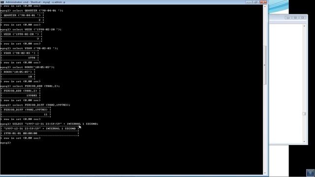 Date Time functions in MySQL-Lesson-31 смотреть онлайн