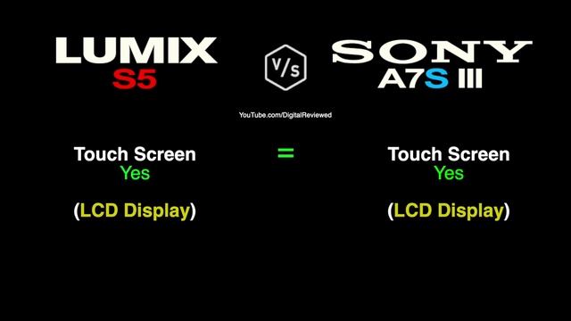 Panasonic LUMIX S5 vs SONY A7S III смотреть онлайн