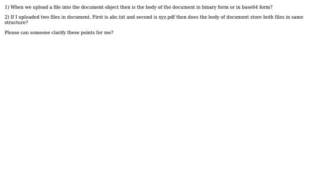 Salesforce: Blob store the data in binary form or in base64 смотреть онлайн