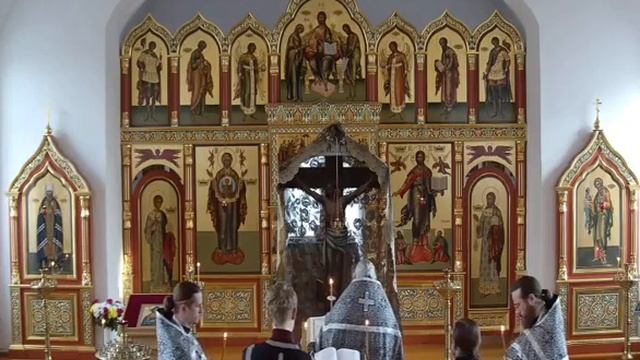 Вечернее Богослужение в храме Святого Праведного Симеона Богоприимца г. Тюмень смотреть онлайн