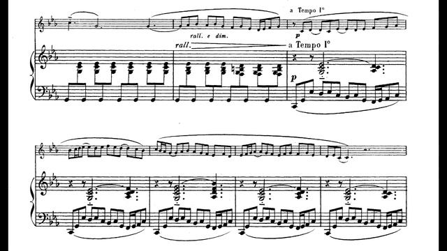 Alfredo Casella - Barcarola et Scherzo for Flute and Piano, Op.4 (1903) [Score-Video] смотреть онлайн