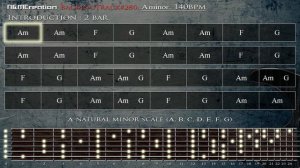 Fast Heavy Metal Backing Track in Am BT-280